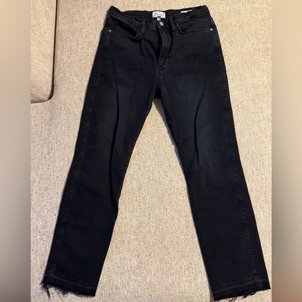 Frame Black Denim Jeans
